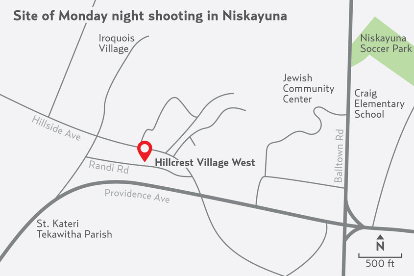 WEB Niskayuna Shooting locator map